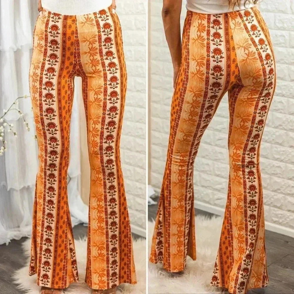 Bohemian high waisted bell bottoms - Picture 1 of 1